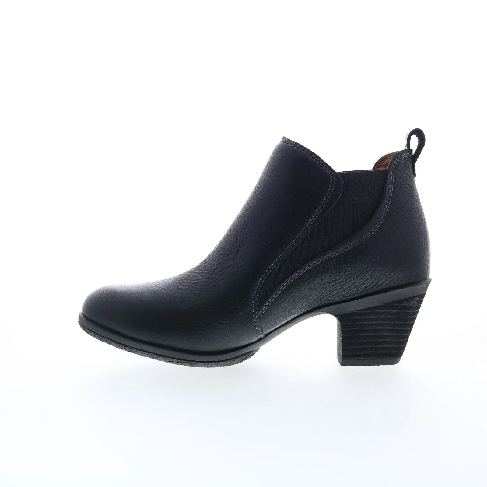 Outdoor Ready Comfortiva Bailey CT0040301 Womens Black Wide Leather Ankle & Booties Boots