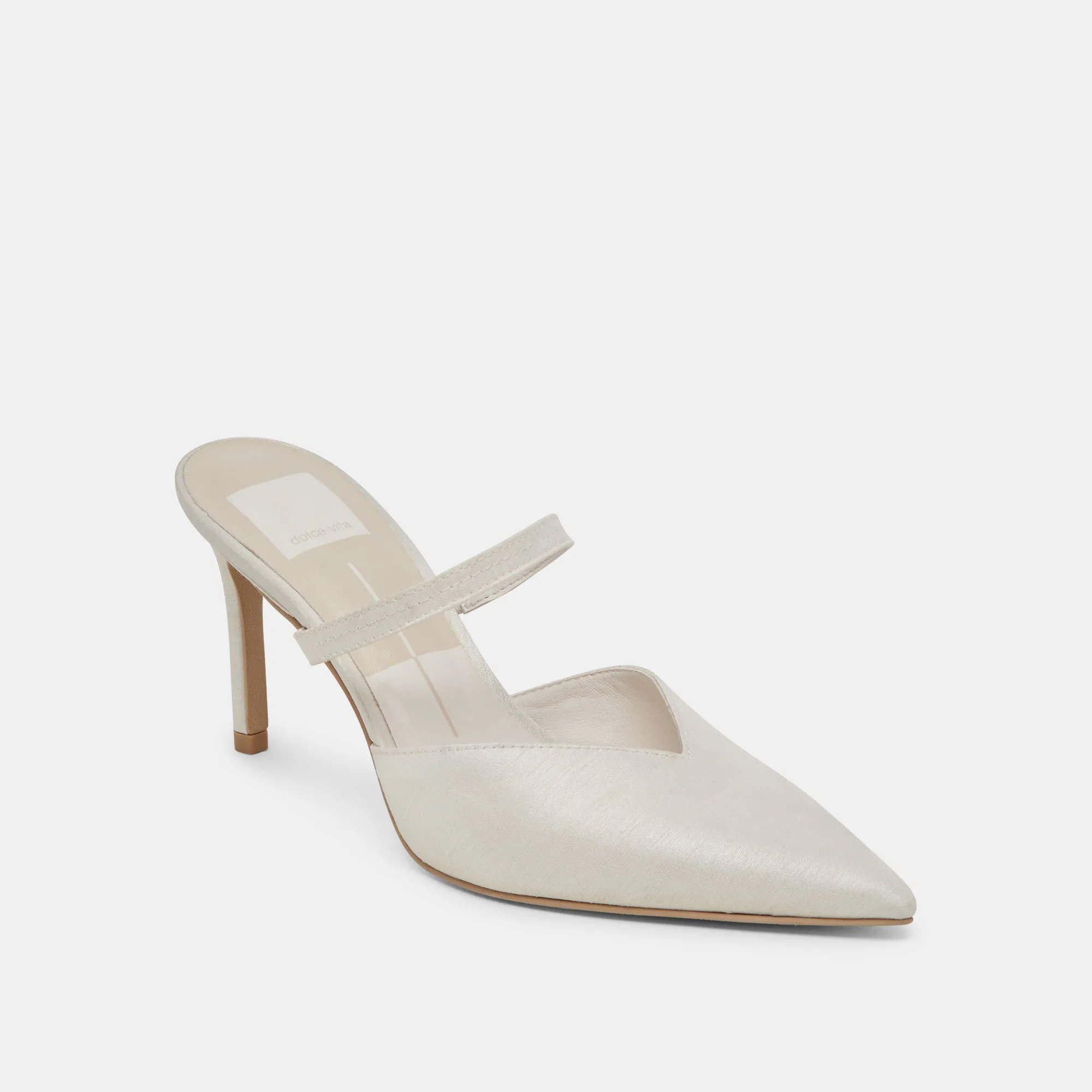 Adjustable Straps KANIKA HEELS IVORY SATIN
