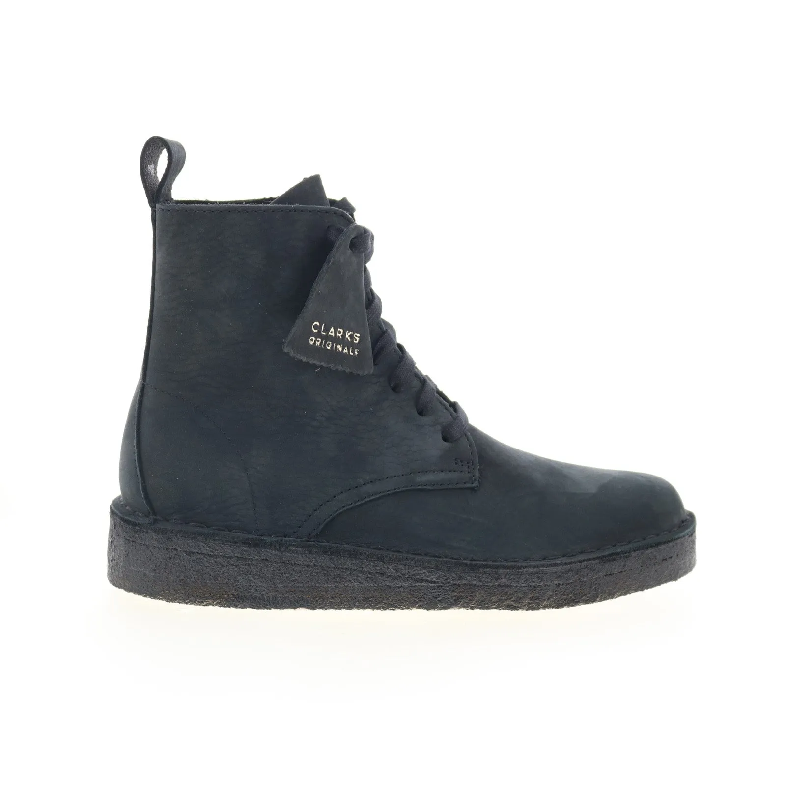 Clarks Desert Coal HI 26169006 Womens Black Nubuck Casual Dress Boots Bootie Cut Snowy Environment