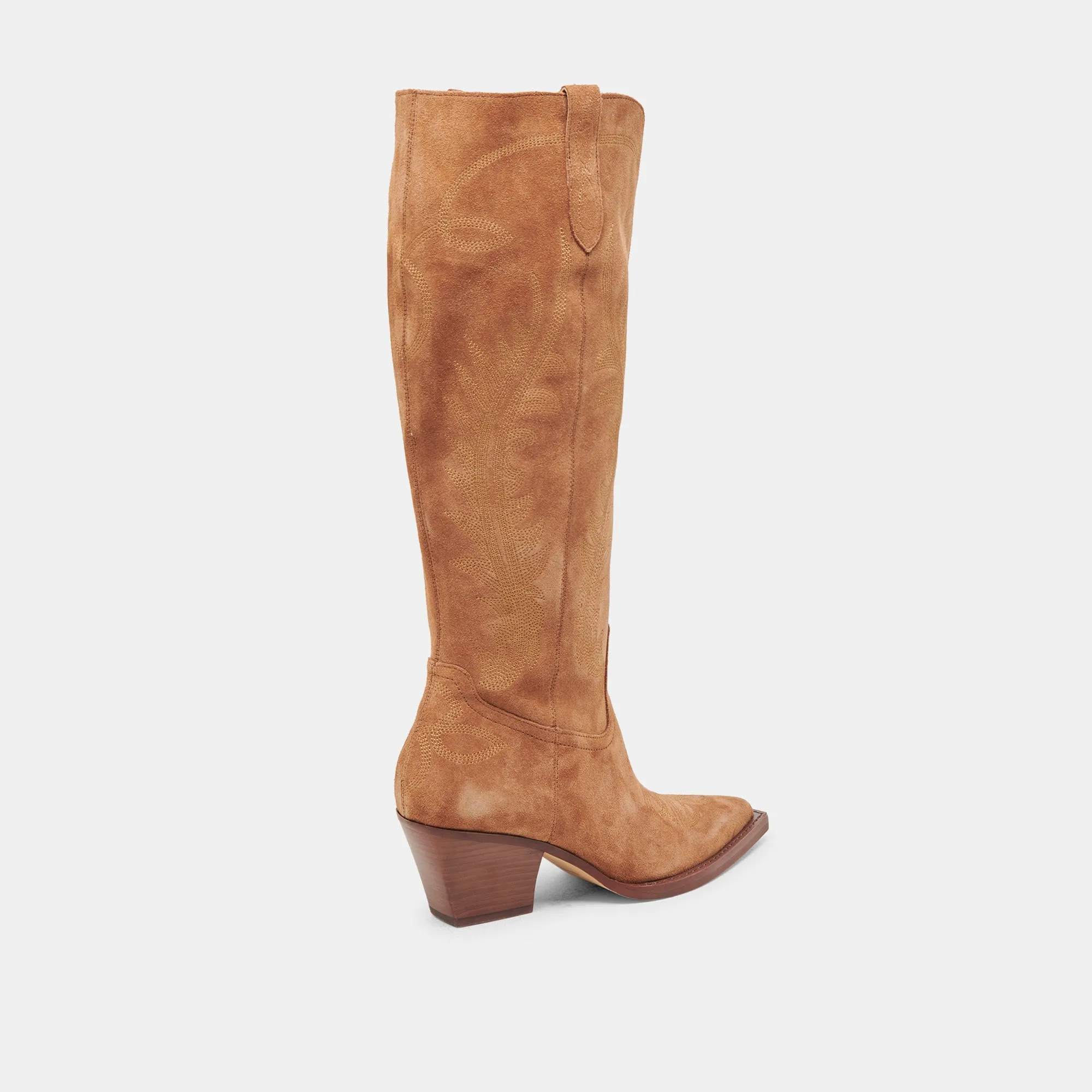 Shock Absorber Outdoor Freedom RYATT WIDE CALF BOOTS PECAN SUEDE
