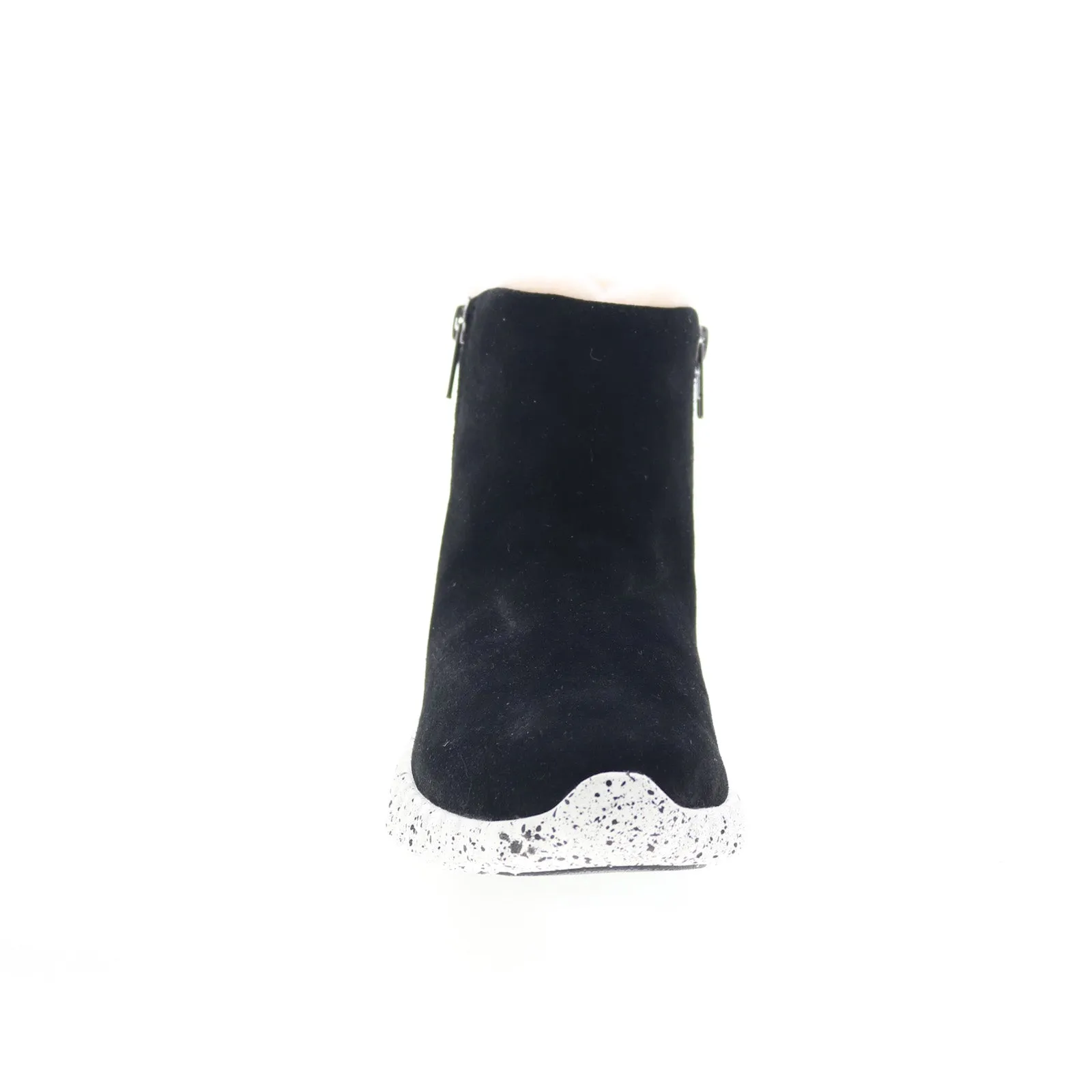 Johnston & Murphy Kimberly 78-51971 Womens Black Suede Casual Dress Boots Horse Riding Effortless Look