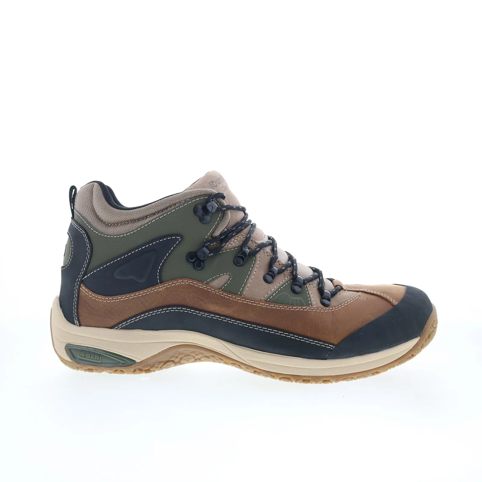 Padded Tongue Dunham Cloud Waterproof DHCLOUD Mens Brown Narrow Hiking Boots