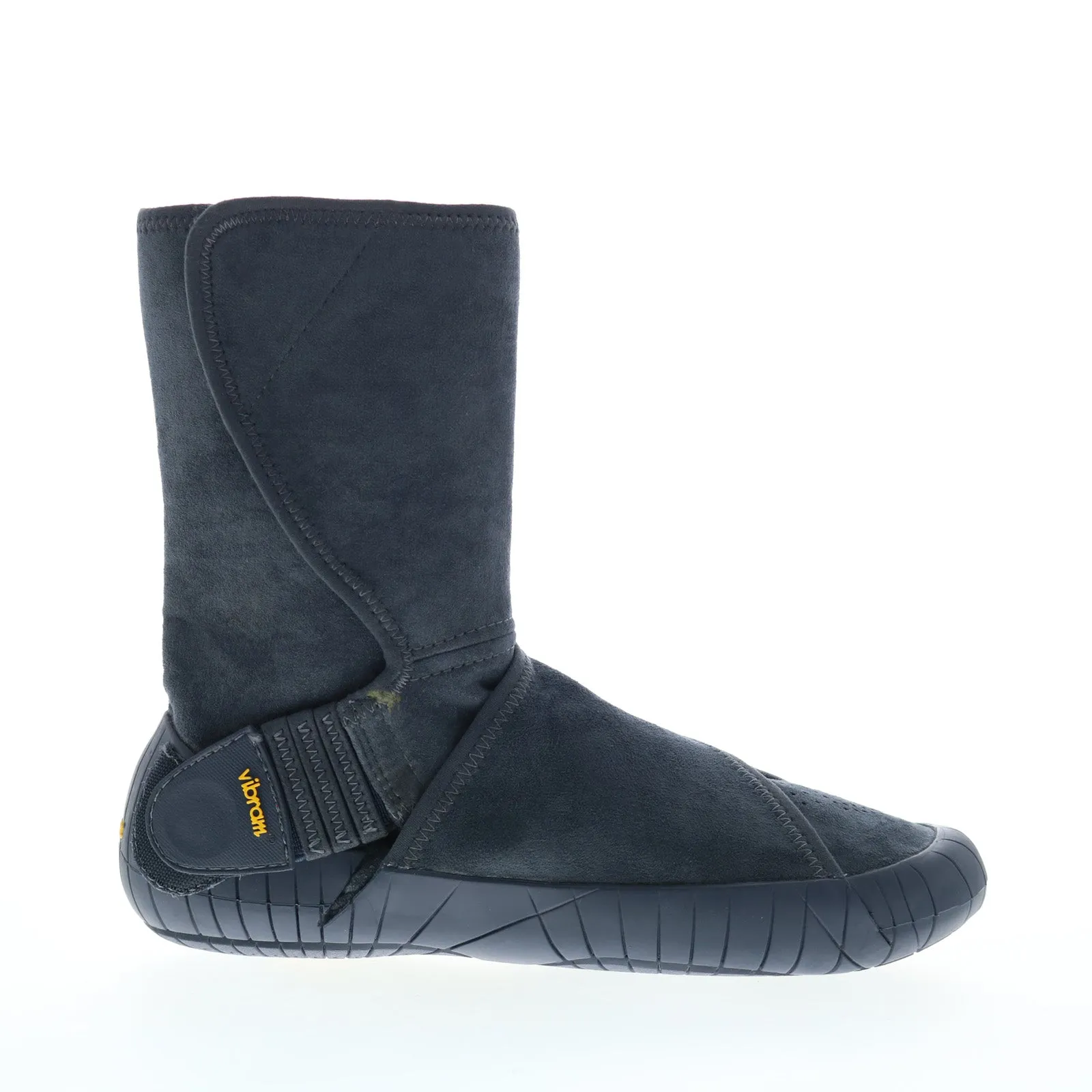 Vibram Furoshiki Mid Boot 17UCD02 Womens Gray Canvas Casual Dress Boots Protective Layer
