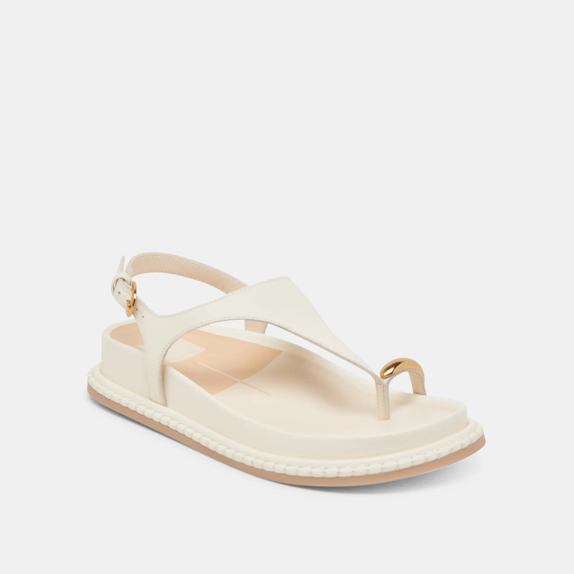 STEFAN SANDALS OFF WHITE LEATHER Fashion Forward