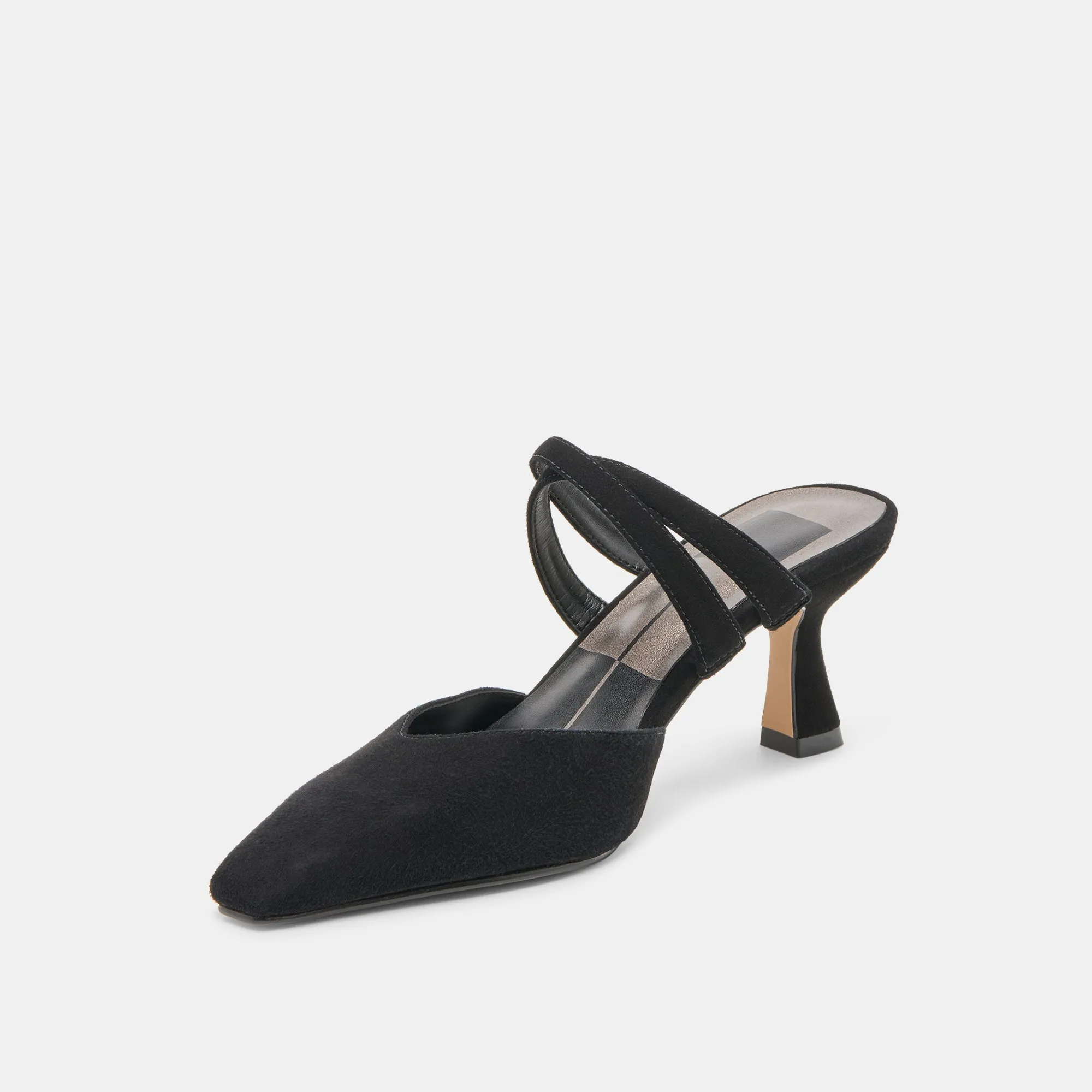 Street Cool Tech Knit LINORE HEELS ONYX SUEDE
