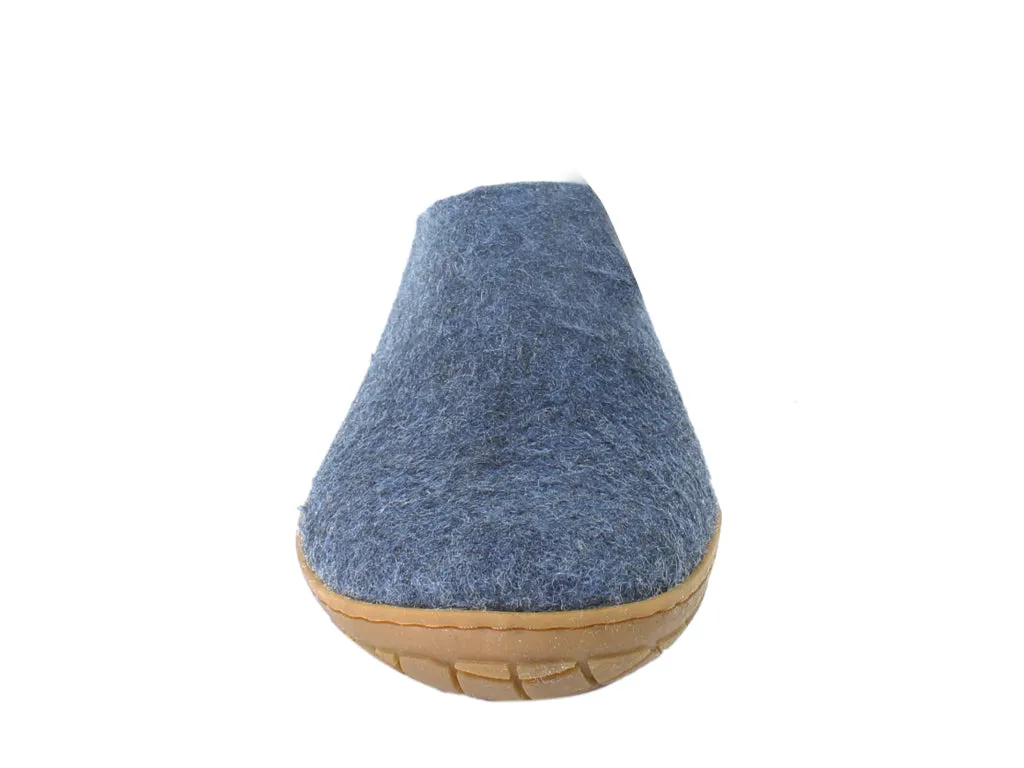 Comfortable Soles Relaxed Style Glerups Slippers Denim Rubber Sole