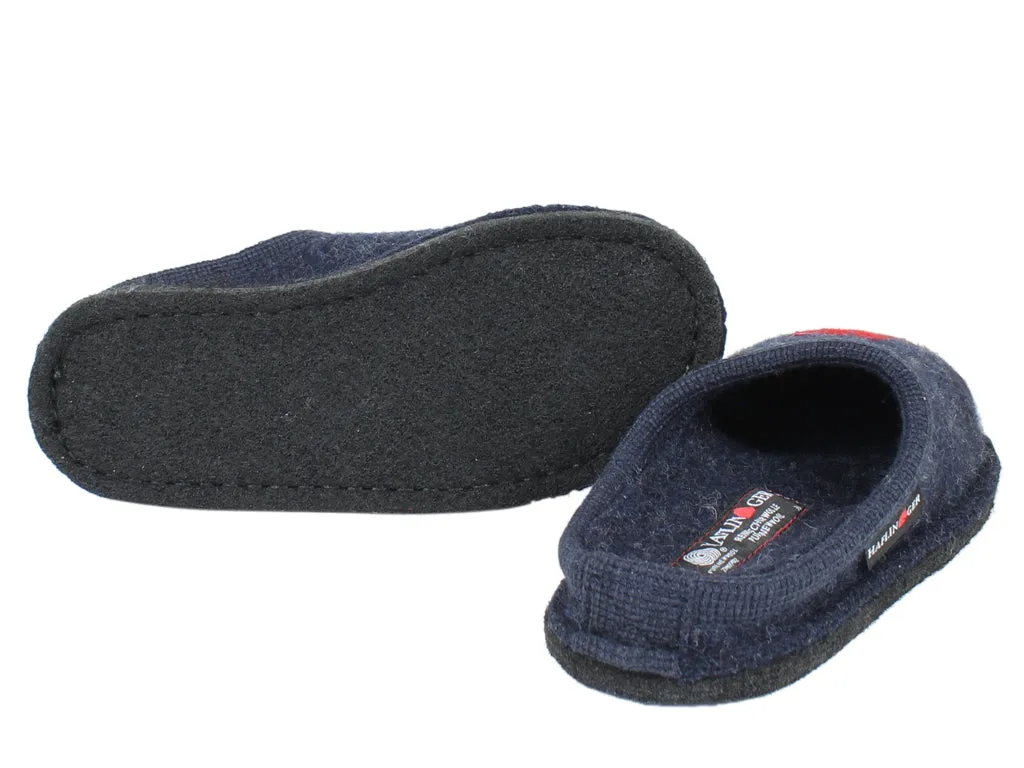 Beach Ready Footwear Everyday Wear Haflinger Slippers Flair Cat&Dog Blue