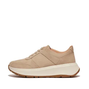 FitFlop F-MODE Suede Flatform Trainers Rich Jewel Luggage Fit