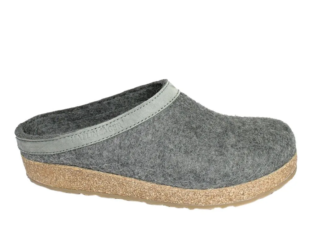 Haflinger Clogs Grizzly Torben Anthracite warm glow Moisture wicking