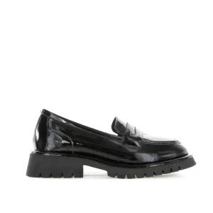 LE SANSA BOW BLACK PATENT Durable Unique Style