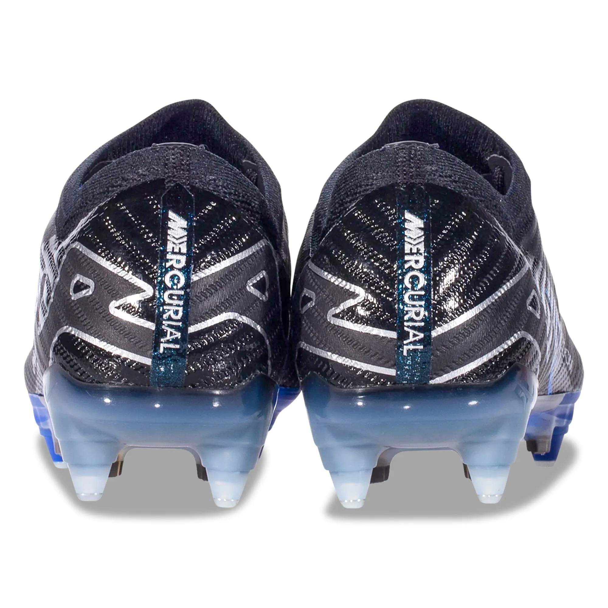 Team Match Nike Zoom Vapor 15 Elite Firm Ground Soccer Cleats (Black/Chrome-Hyper Royal)