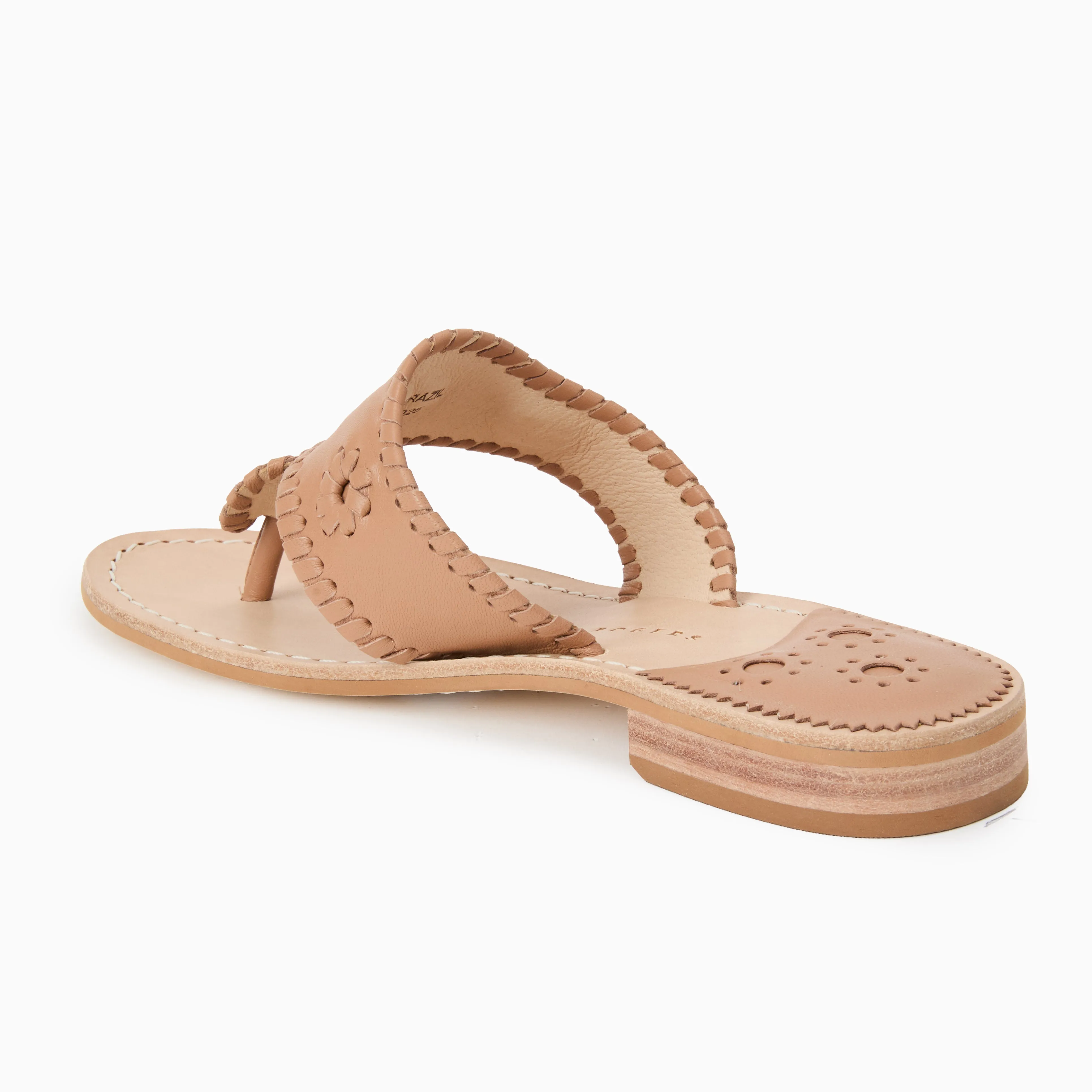 Jacks Leather Flat Sandal Dust Free