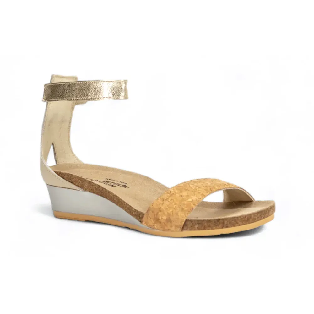 Toe Protection Stable Core Pixie Sandal (5016) - Cork/Ivory/Radiant Gold