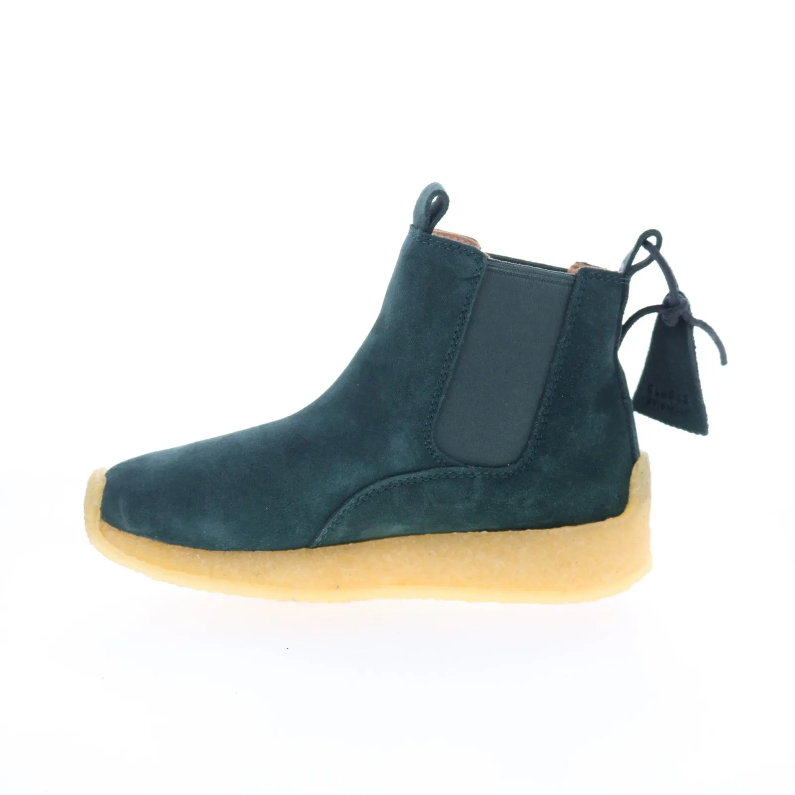 Clarks Radlett Ronnie Fieg Kith 26168524 Mens Green Suede Chelsea Boots Ergonomic Shape Soft Insole