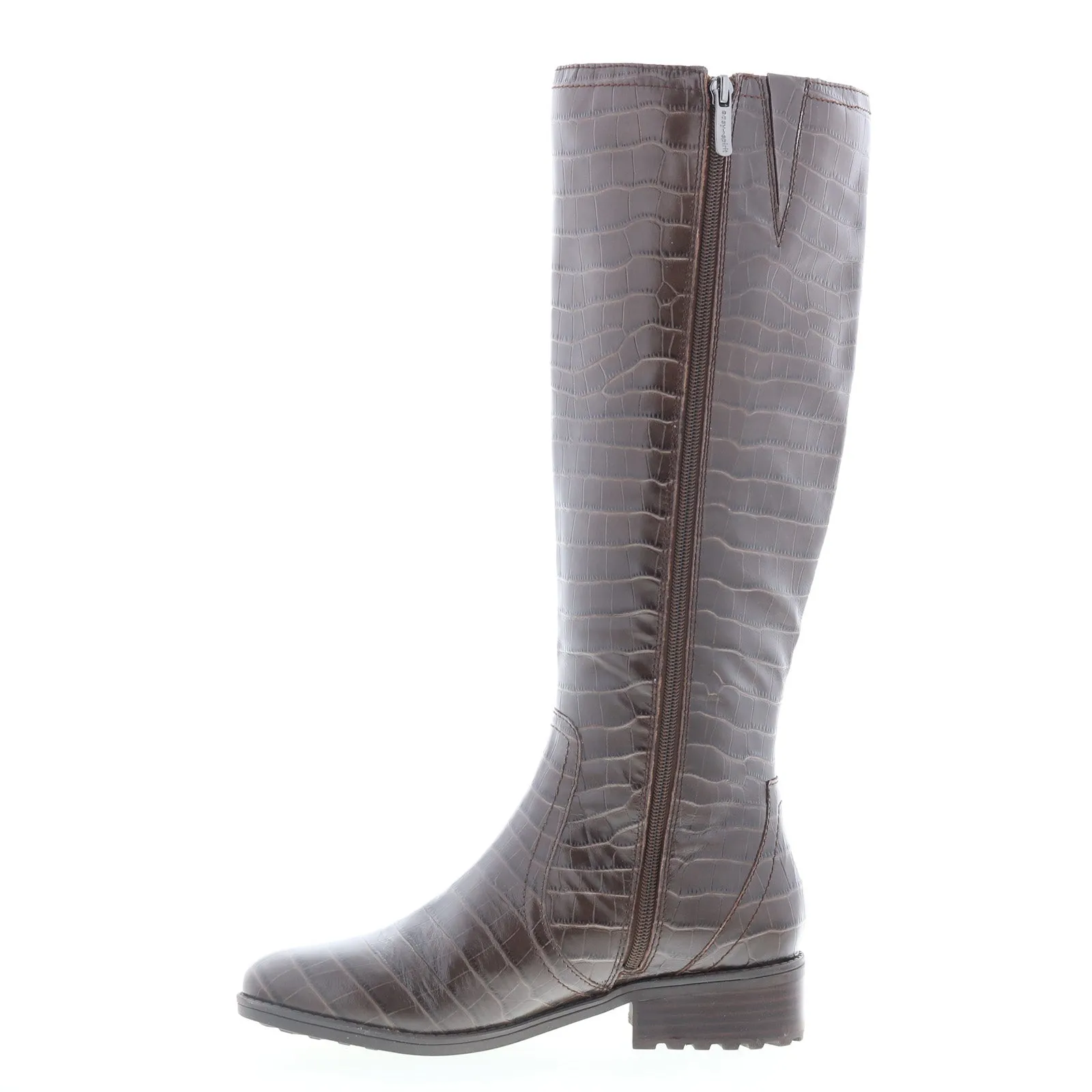Easy Spirit Rhonda Martha Stewart Womens Brown Leather Casual Dress Boots Clean Cut Tough Weather