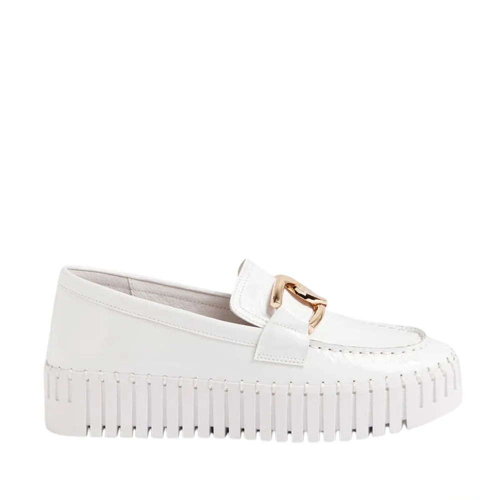 DJANGO & JULIETTE BRONTIS WHITE Foot Freedom Slip Ultimate Comfort