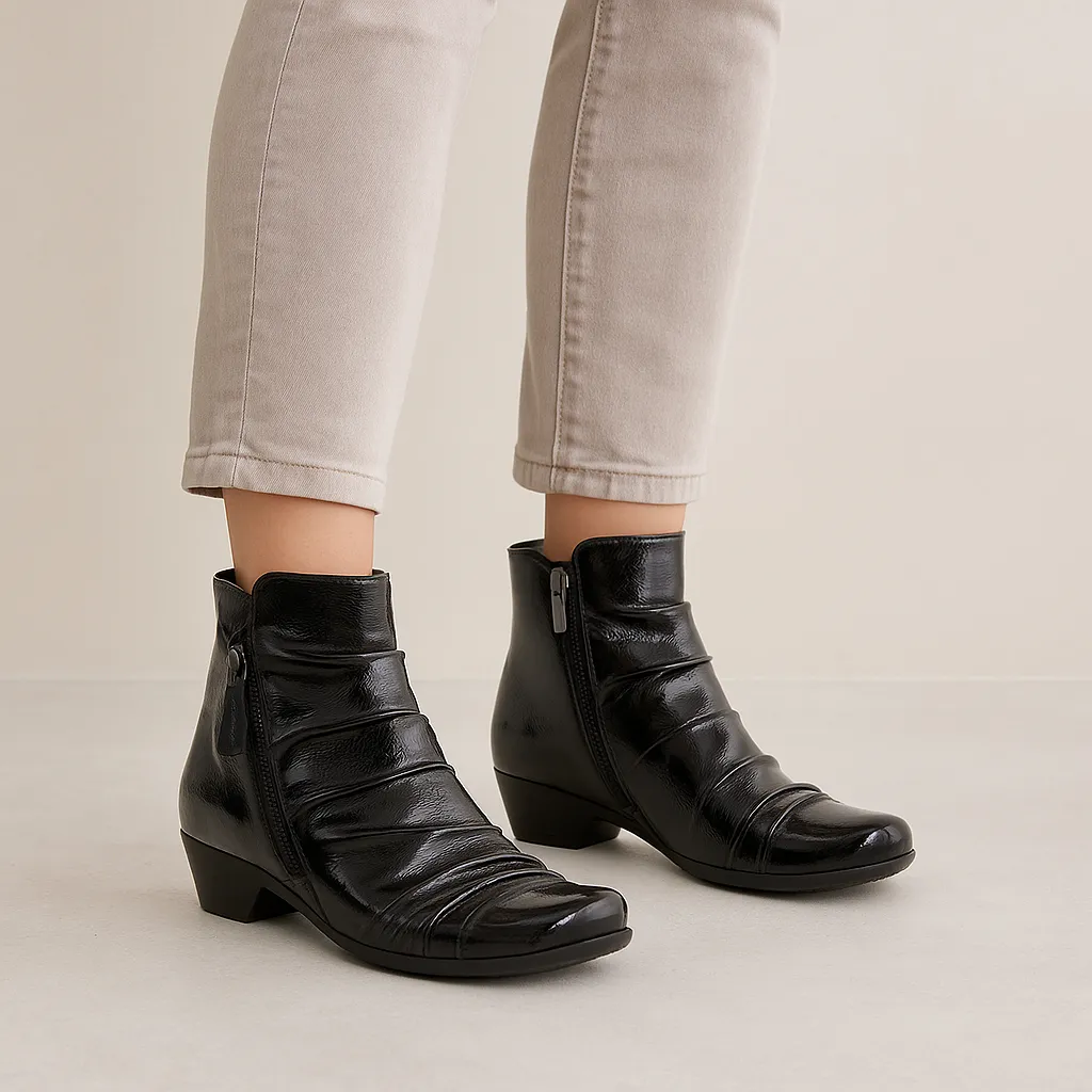 ZIERA CAMRYN BLACK PATENT Deep Shade