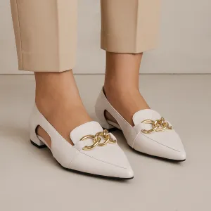 TAMARA LONDON PRISSY MARSHMELLOW Breathable Material Step Firmly