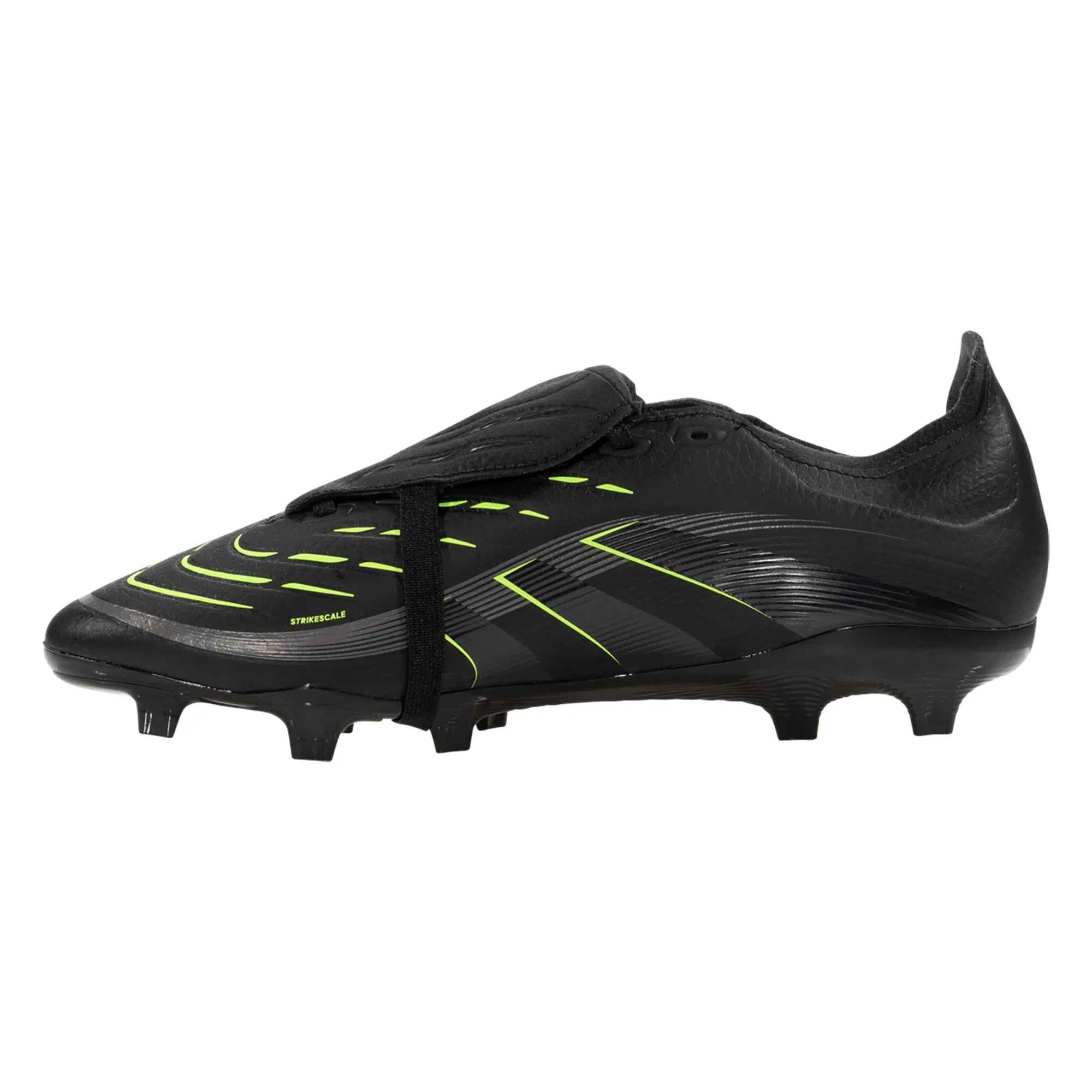 adidas Predator League Firm Ground/Multiground Soccer Cleats (Black/Lucid Lemon) Foot Race Injury prevention