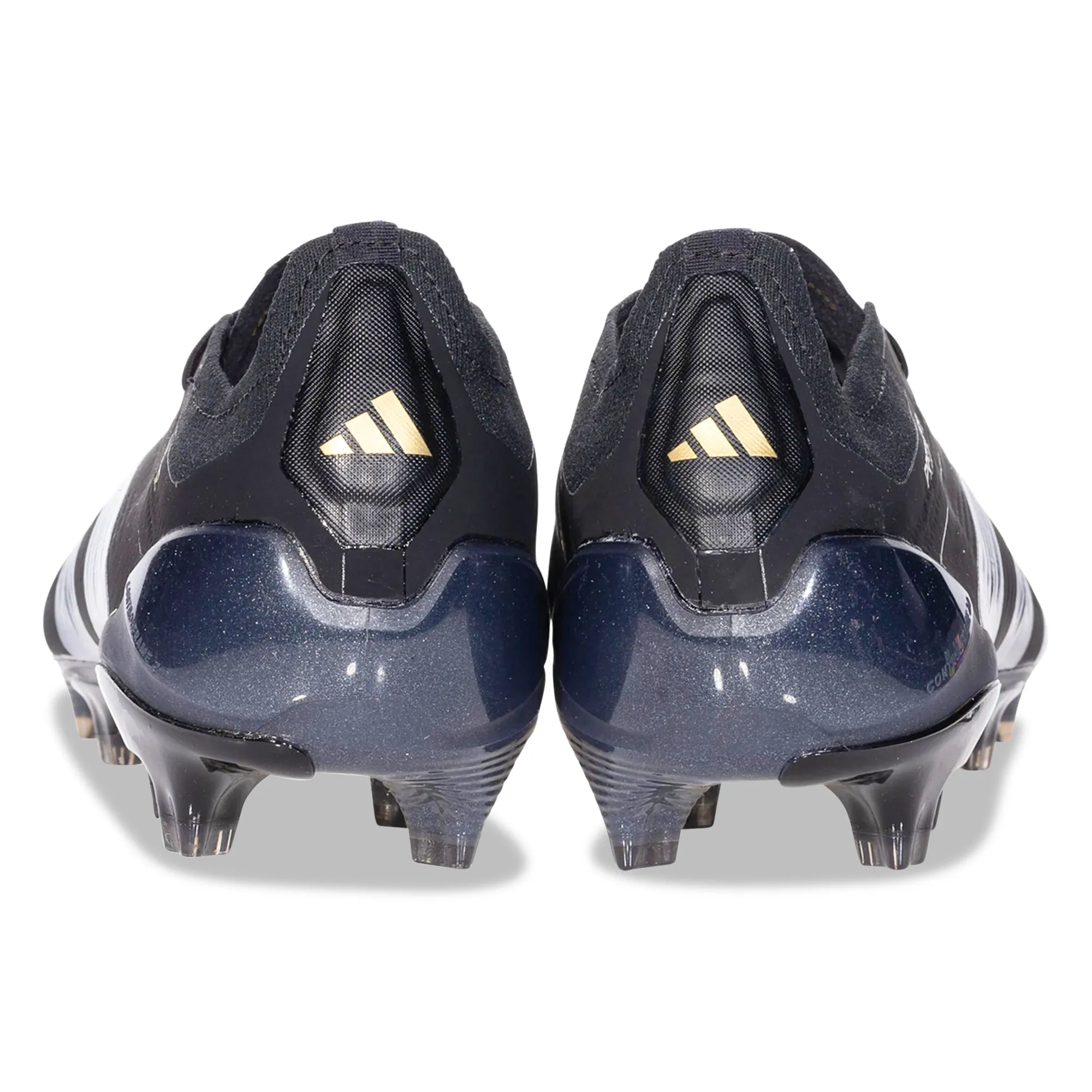 adidas Predator Elite FG Soccer Cleats (Black/Iron Metallic) Weekend Games Responsive Feel