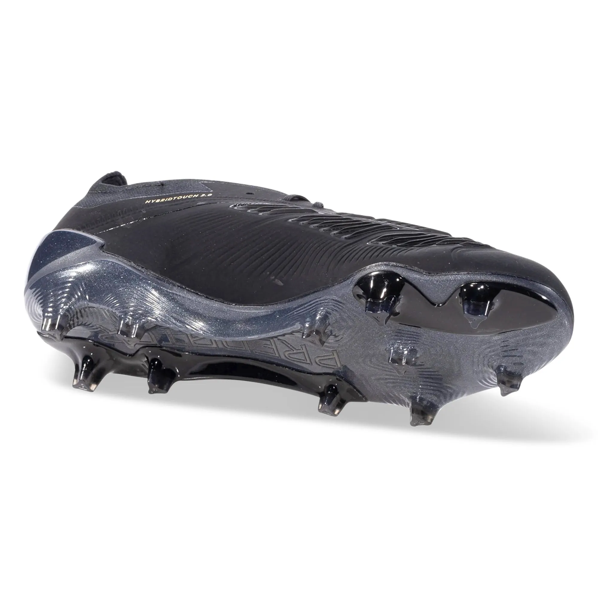 Rotational Grip adidas Predator Elite FG Soccer Cleats (Black/Iron Metallic)