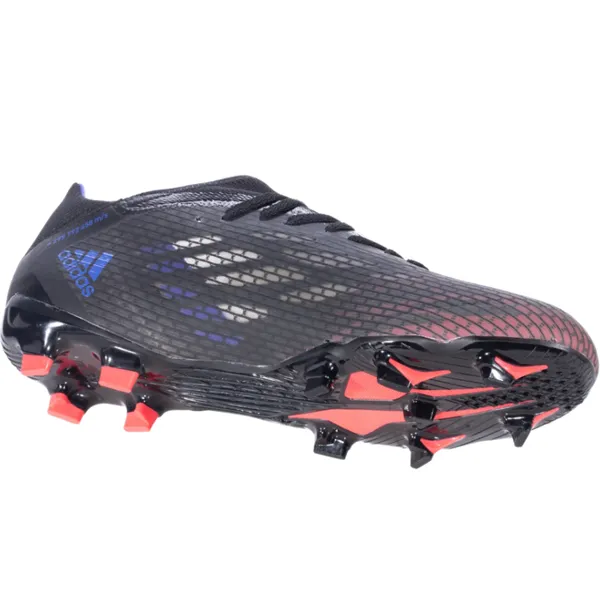 Motion Sync Mental Toughness adidas X Speedflow.3 FG (Core Black/Sonic Ink)