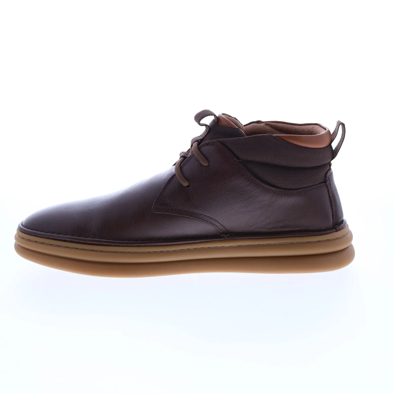 Soft Cushioning Seamless Style Stacy Adams Delson 25556-202 Mens Brown Leather Lace Up Chukkas Boots