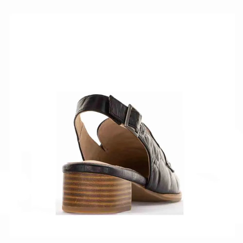 LE SANSA DEX BLACK CROC Barefoot feel Quick Outing