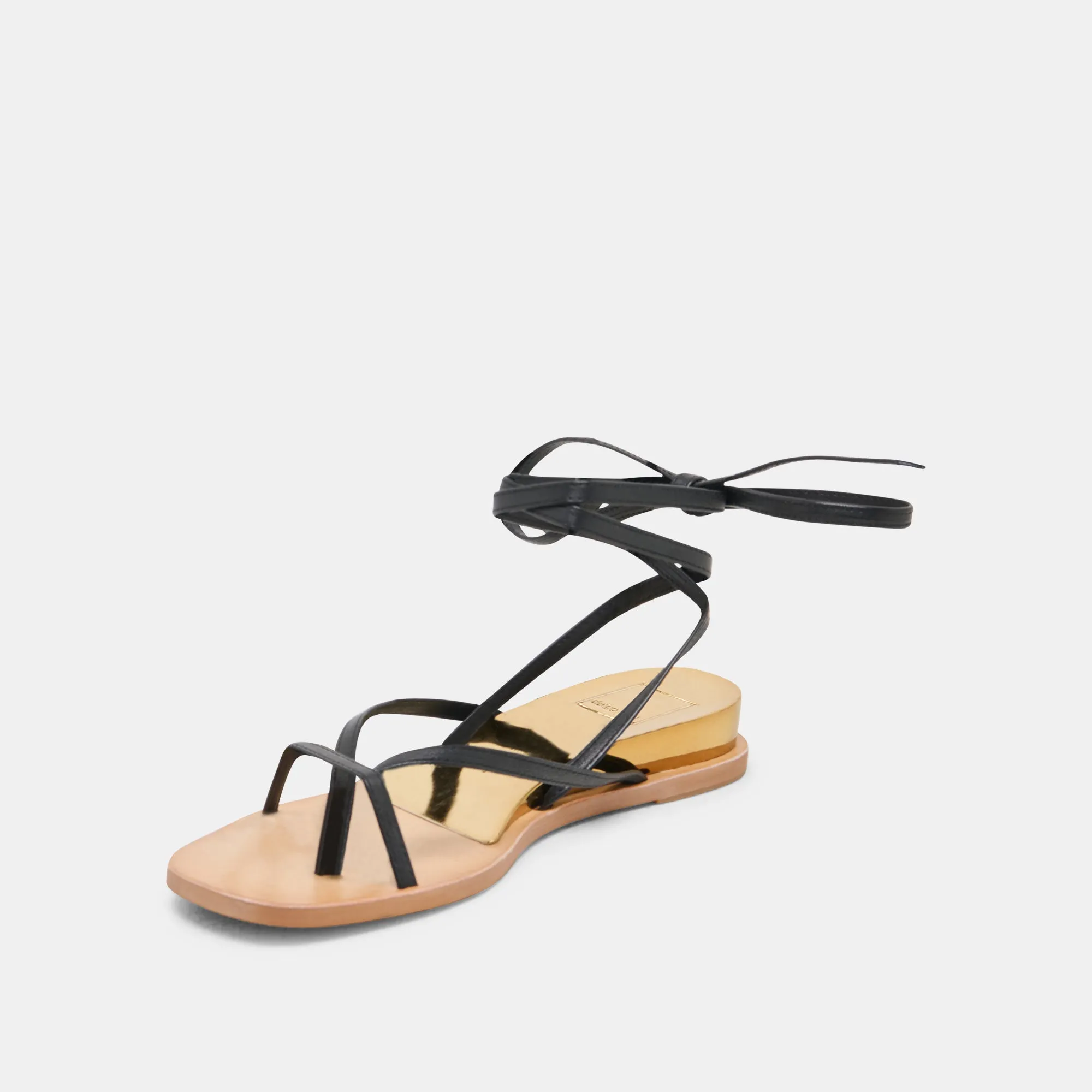 Versatile Travel Shoes Premium Comfort RUDIE SANDALS BLACK LEATHER
