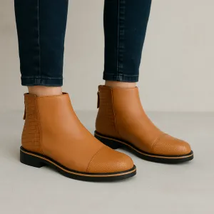 Padded Tongue Waterproof Protection BRESLEY DUCKLING TAN MIX