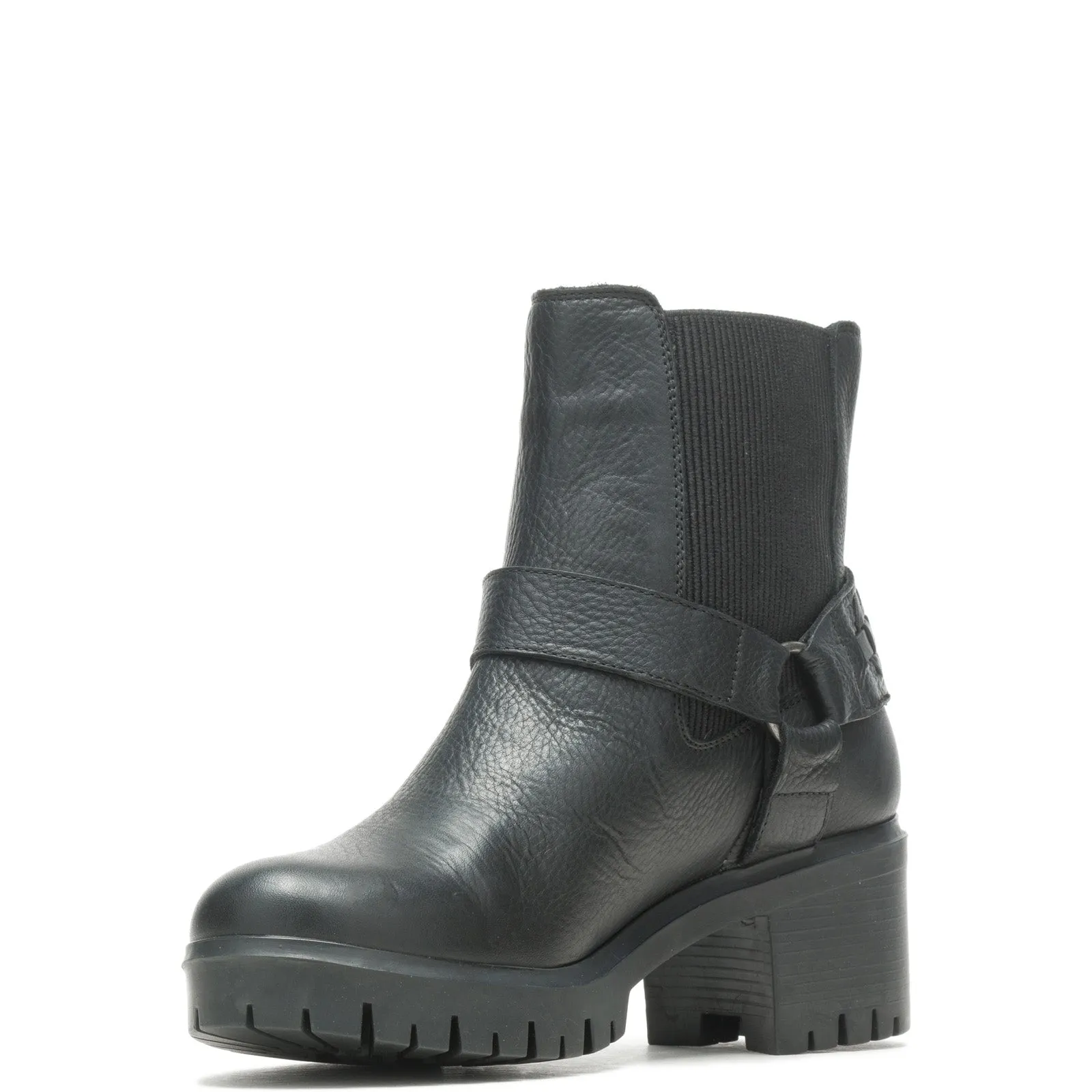 Wide Cut Harley-Davidson Rexene D87250 Womens Black Leather Motorcycle Boots