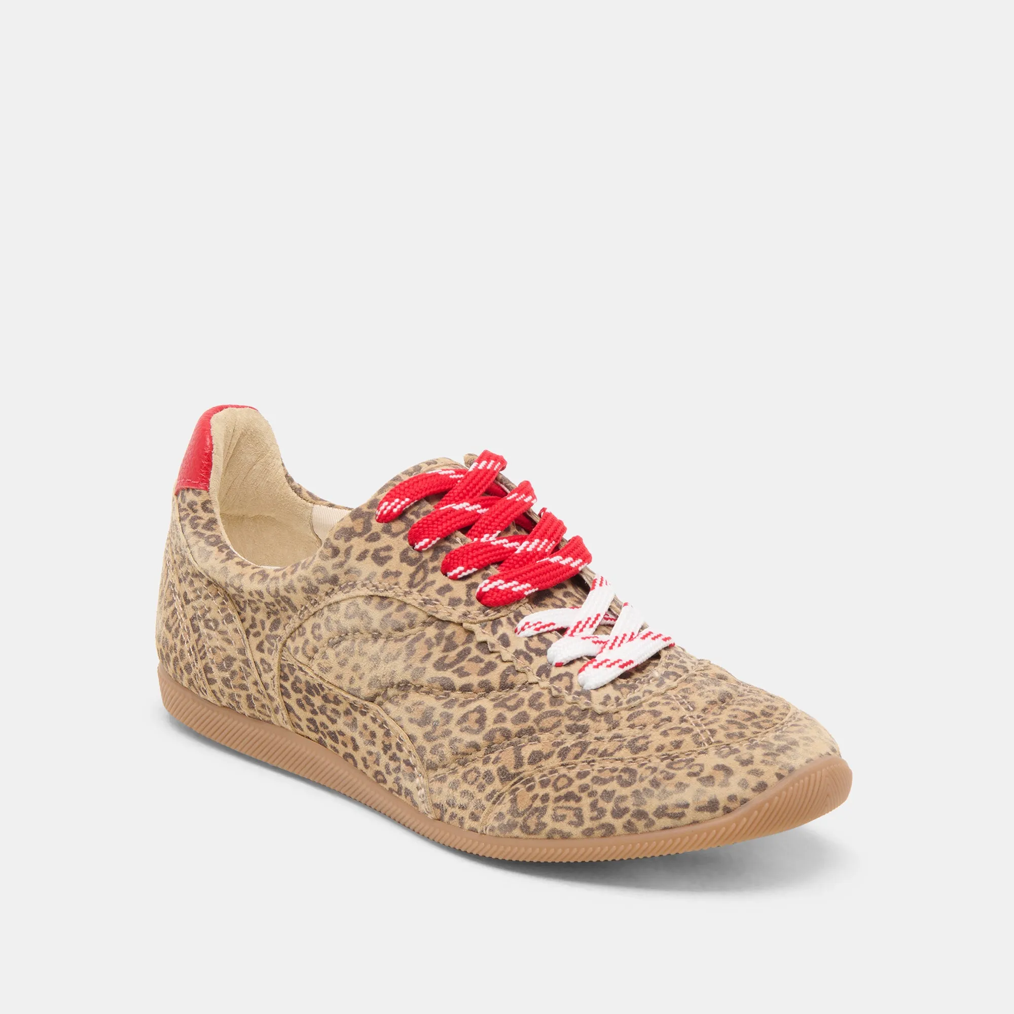 Smart Ease LAINI SNEAKERS TAN LEOPARD PRINTED SUEDE