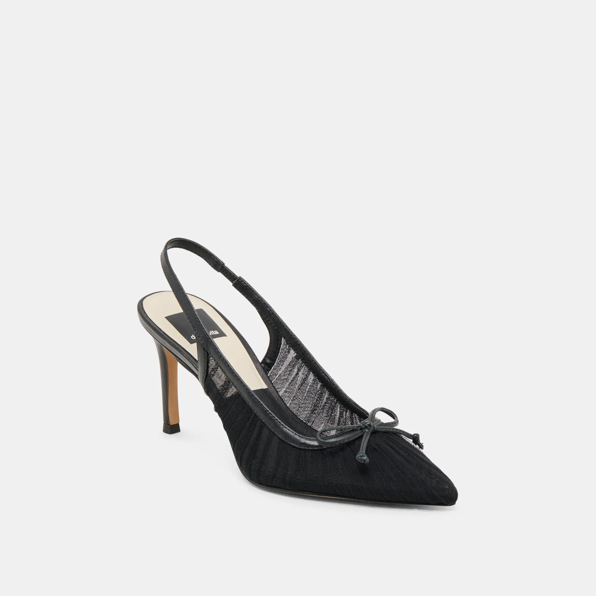 Statement Heels YELA HEELS BLACK TULLE