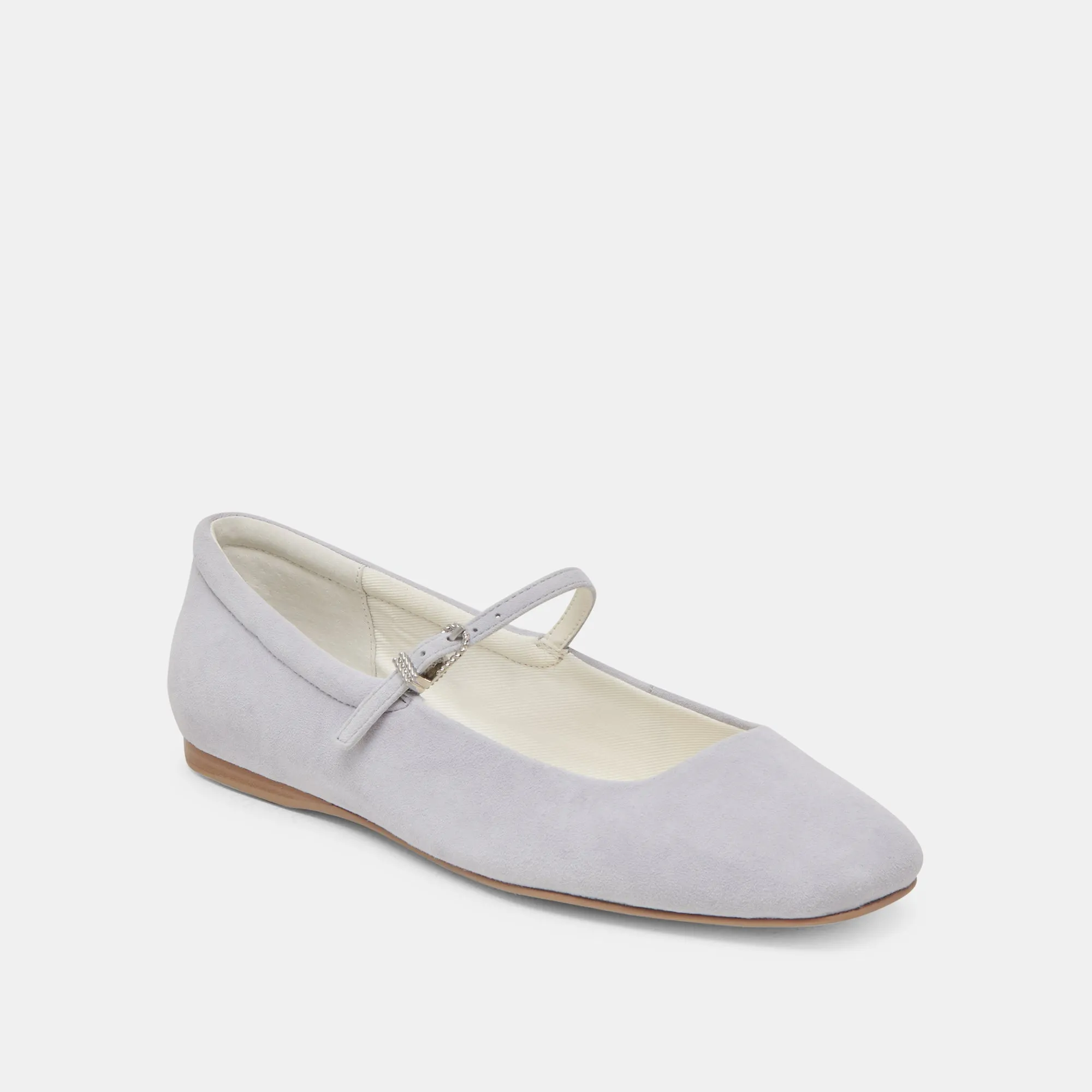REYES BALLET FLATS DUSTY BLUE SUEDE Coast Step