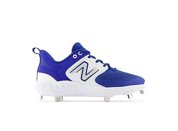 New Balance Men's Fresh Foam X 3000 V6 Metal Baseball Cleats - Royal Blue with White - L3000TB6 Daily Trainer Stable Walk