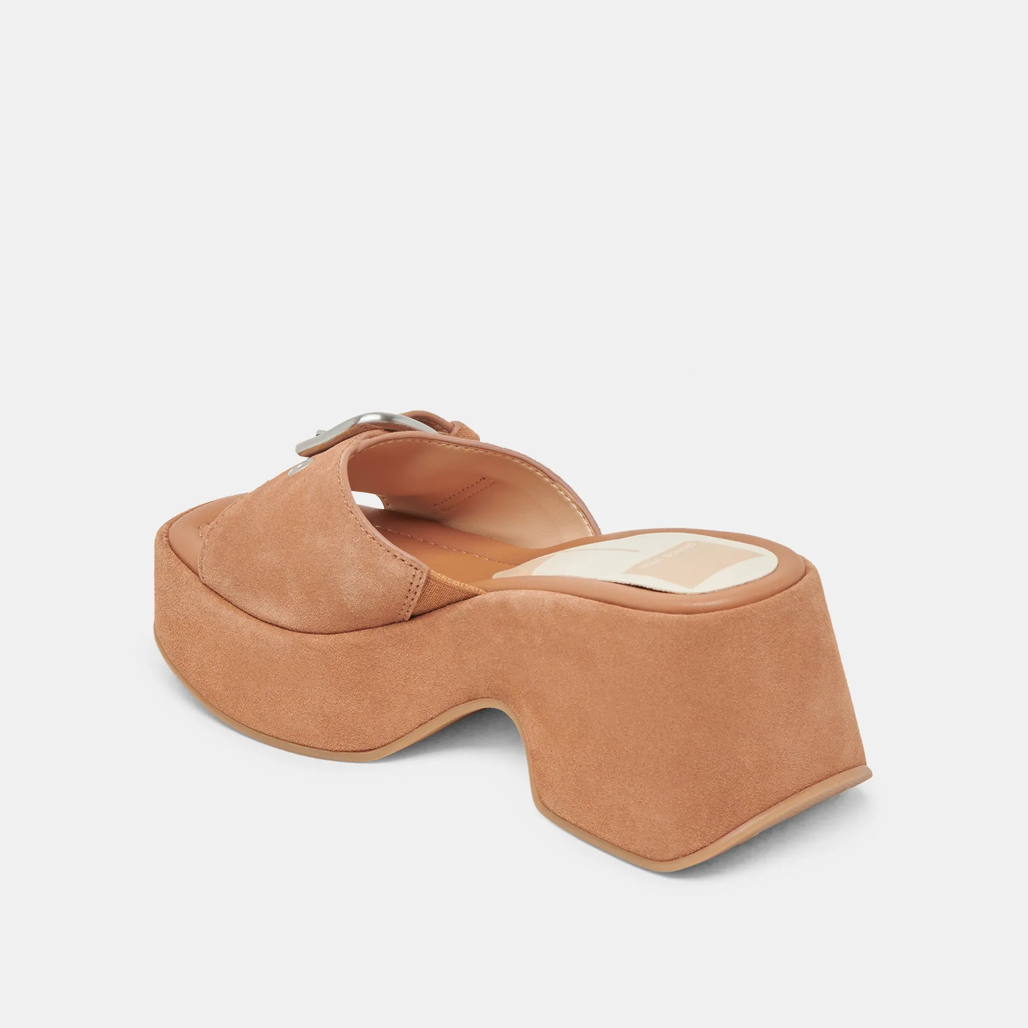 Soft Interior Boho Style Heels GISEL HEELS SADDLE SUEDE