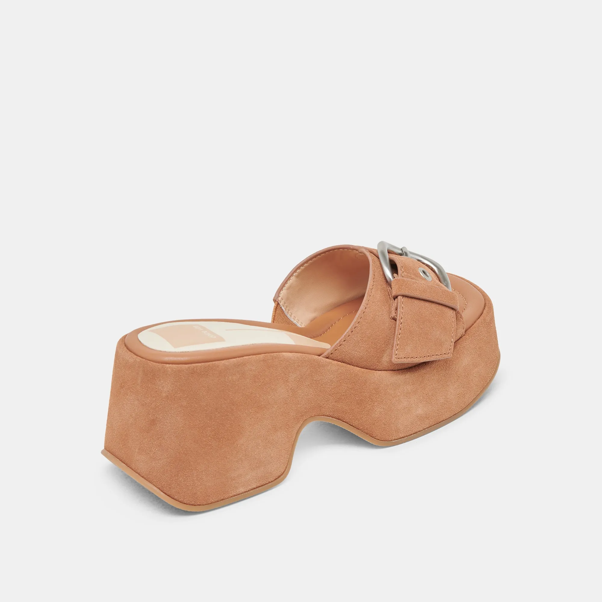 GISEL HEELS SADDLE SUEDE Versatile Footwear