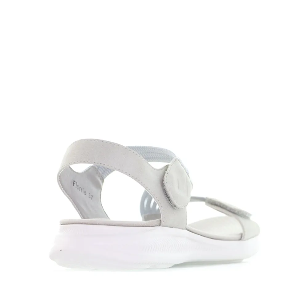 CC RESORTS FLORRIE LT GREY MULTI Street Path Pose Shot
