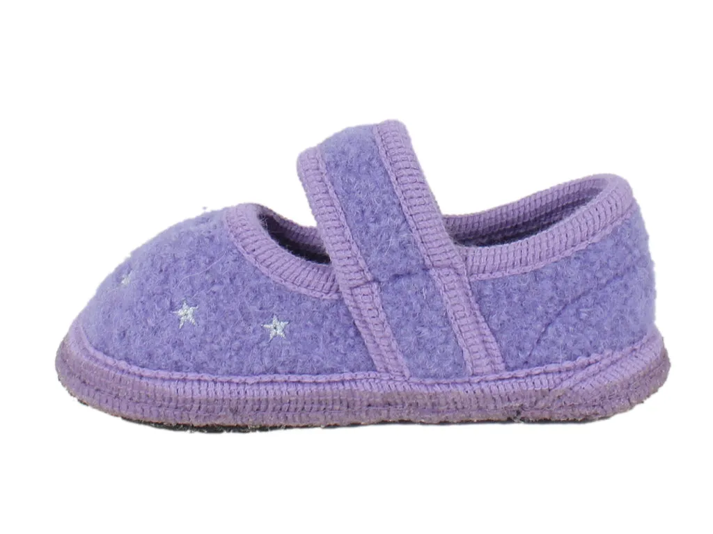 Greek Ease Haflinger Children's slippers Starlight Orchid