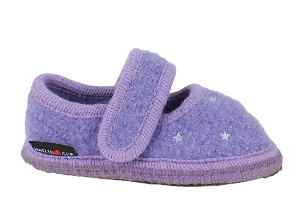Haflinger Children's slippers Starlight Orchid Love Glow Comfortable