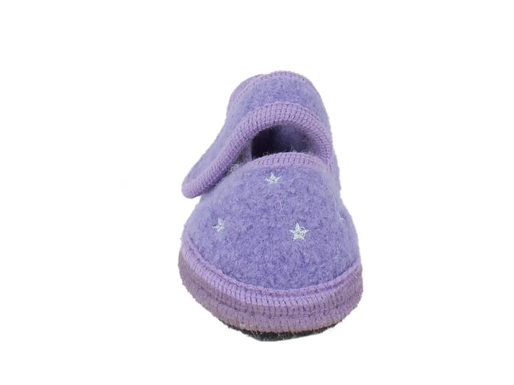 Comfortable Insole Haflinger Children's slippers Starlight Orchid