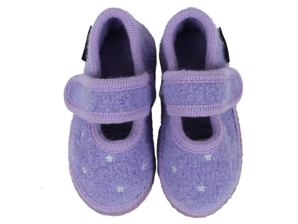 Haflinger Children's slippers Starlight Orchid Care Ease