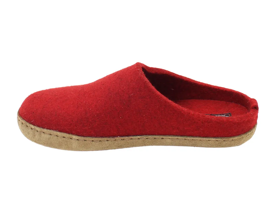 All Day Fit Comfort Strap Haflinger Felt Slippers Emil Rubin