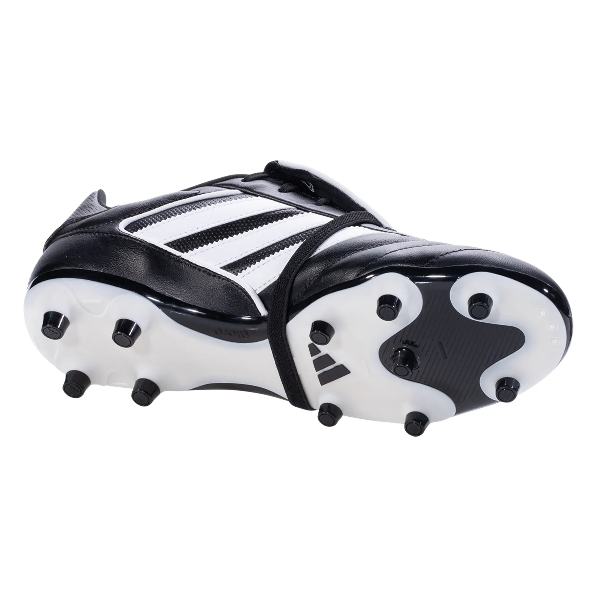 Endurance Level Impact Support adidas Copa Gloro II FG Soccer Cleats (Black/White)