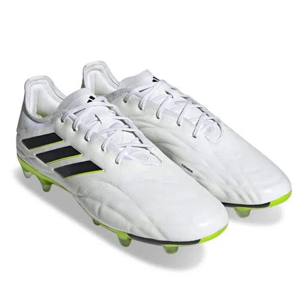 Training days adidas Copa Pure.2 Firm Ground Soccer Cleats (White/Lucid Lemon)
