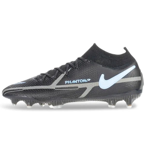 Nike Phantom GT2 Elite DF FG (Black/Iron Grey) Durable Studs Field Grip