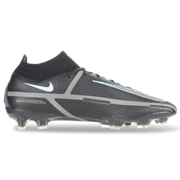 Nike Phantom GT2 Elite DF FG (Black/Iron Grey) Team Sport Speed Fit