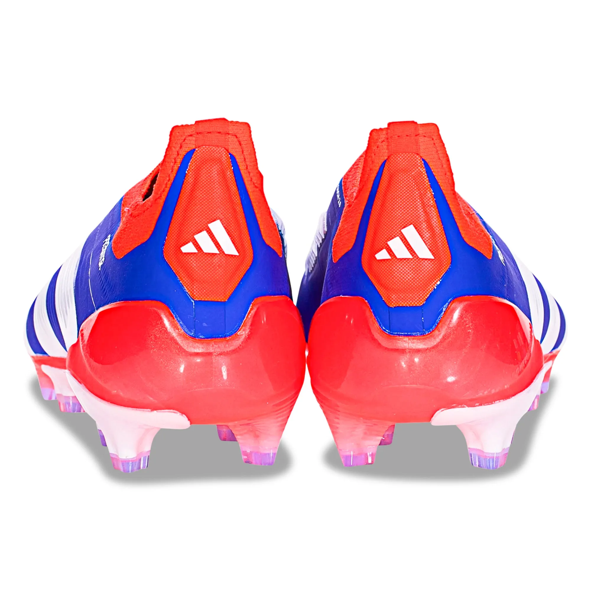 adidas Predator Elite Laceless FG Soccer Cleats (Lucid Blue/White/Solar Red) Speed Zone