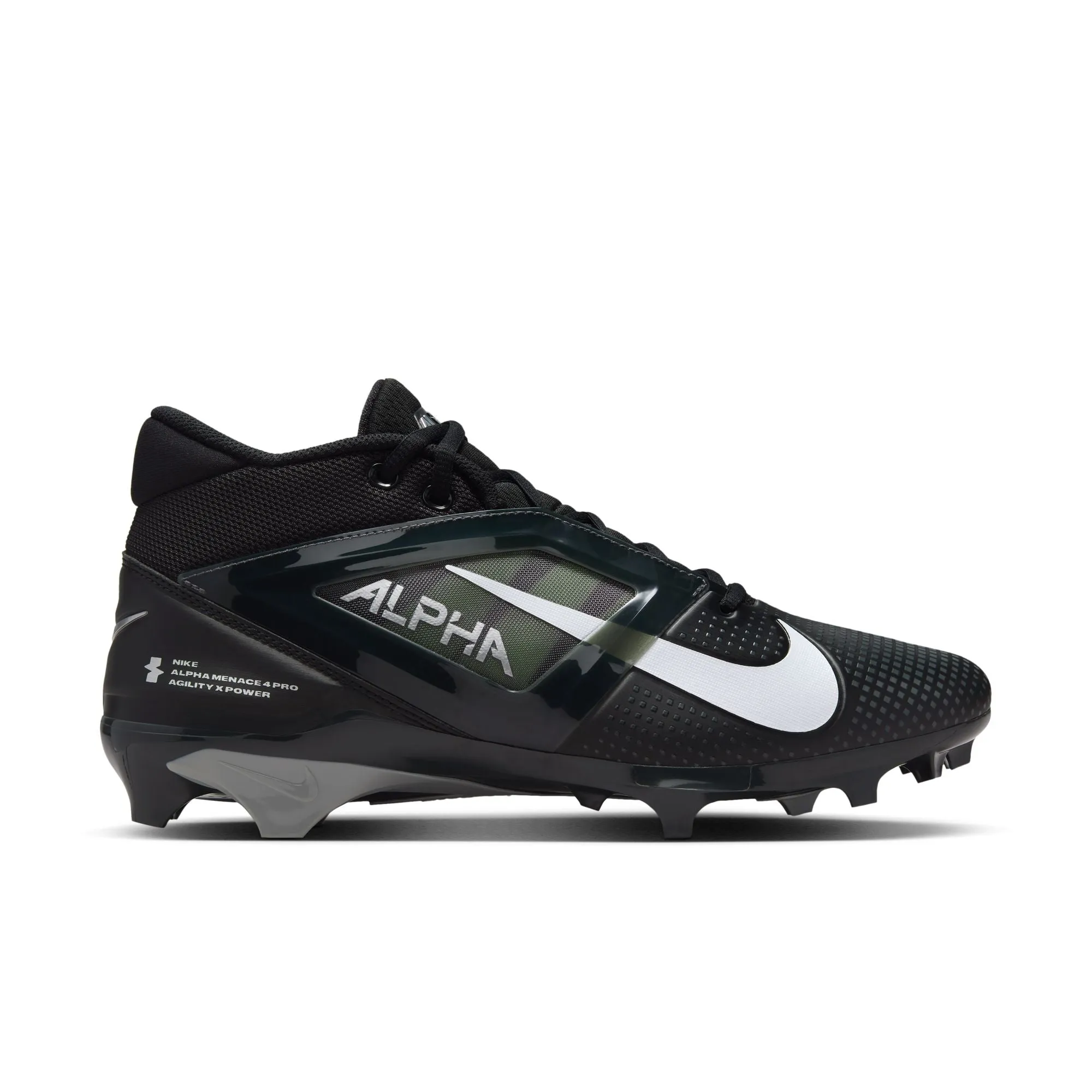 Men's Nike Alpha Menace 4 Pro Football Cleats Competitive Level