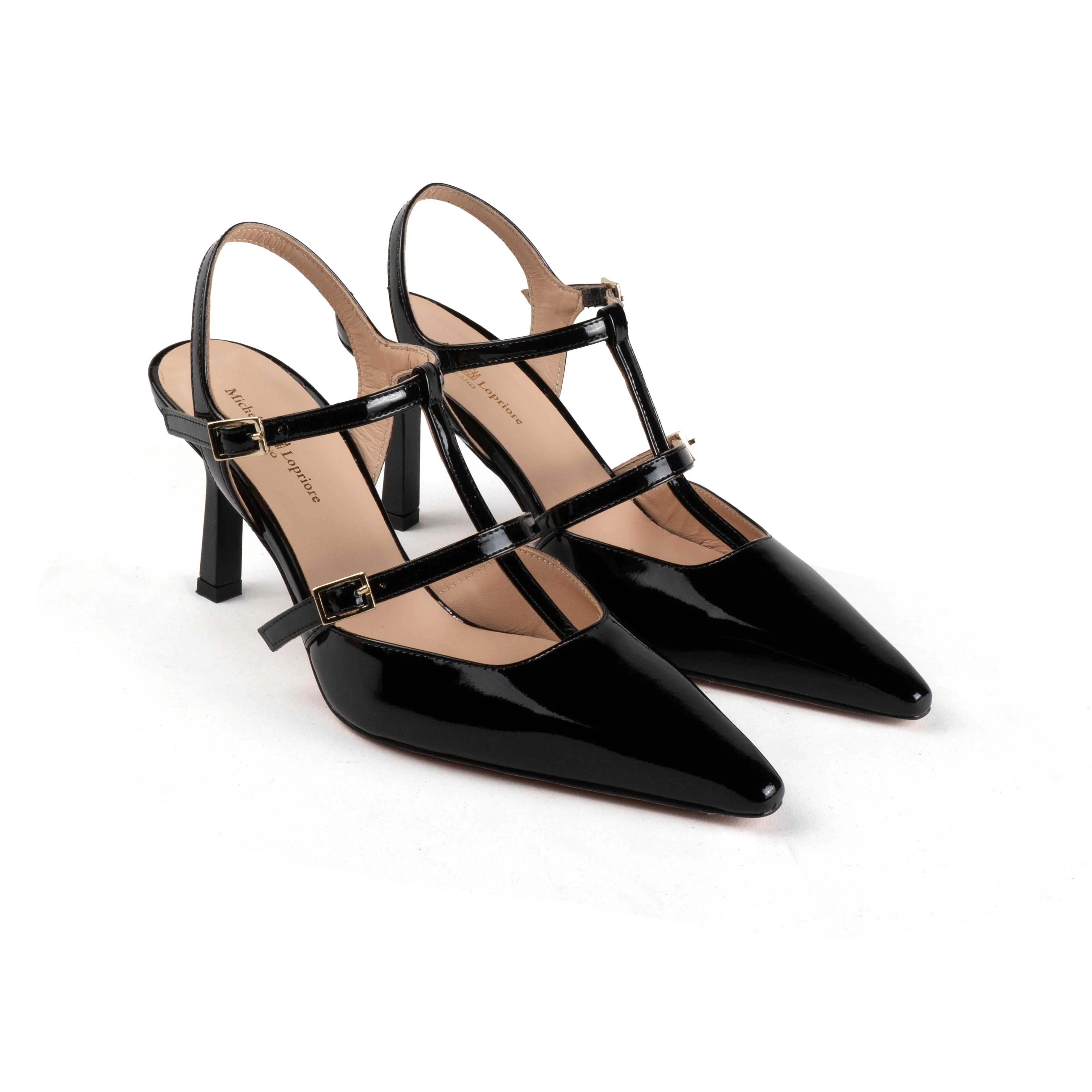 SILVANA T STRAP PUMPS Energy return Romantic Wedding Shoes